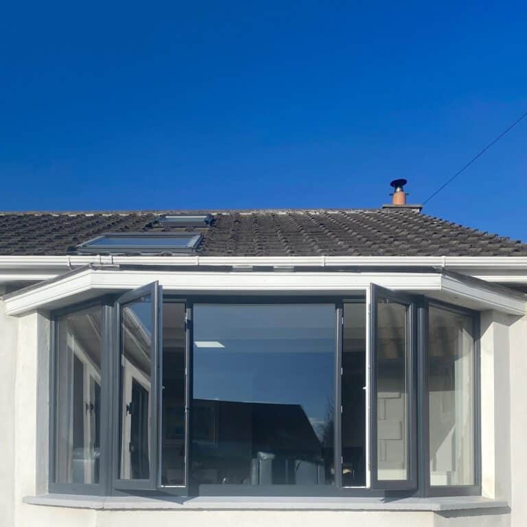 Exterior View of PVC Casement Window in Lusk with a Durable and Stylish Finish